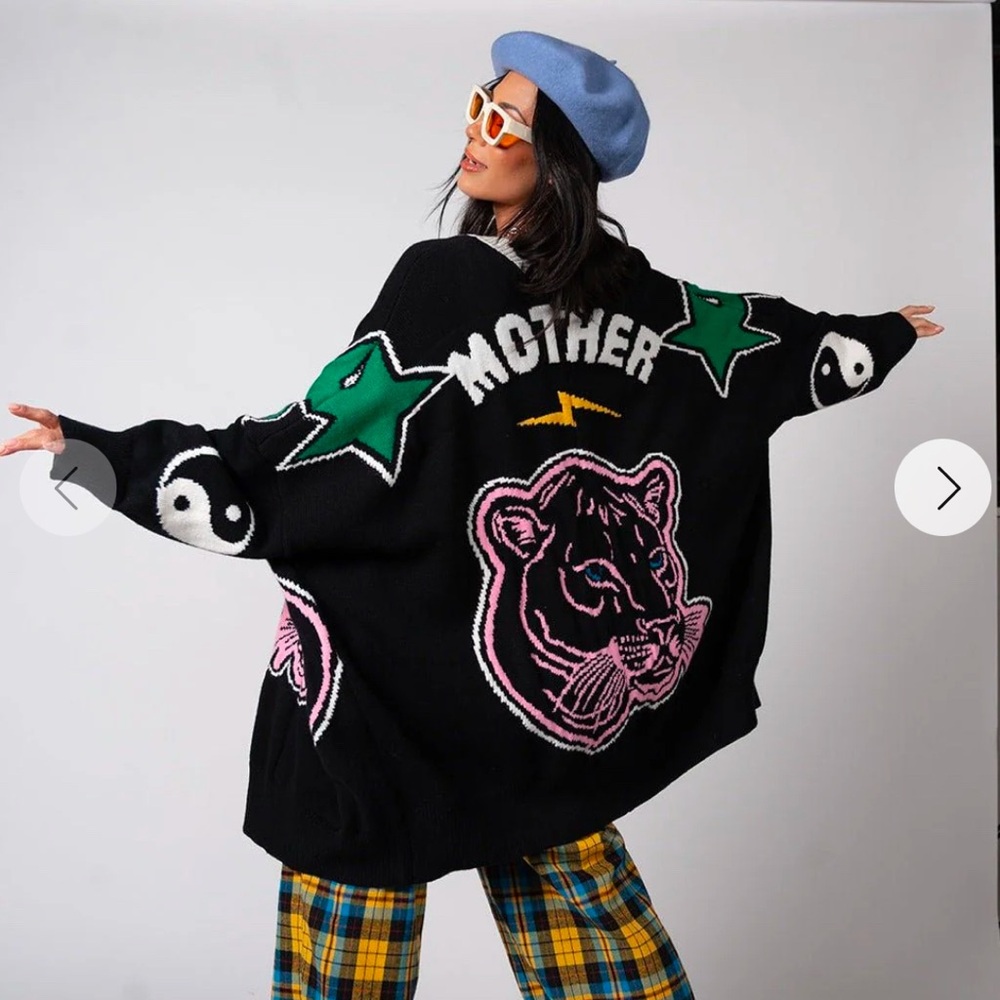 Dressed in Lala Mother is Mothering Oversized Cardigan NWT